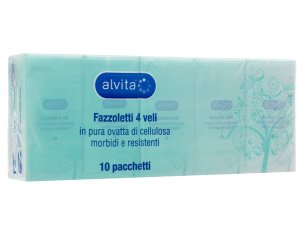 ALVITA FAZZOLETTI CARTA 6X10PZ
