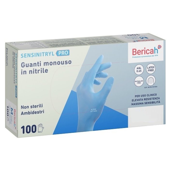 Guanti in nitrile monouso Sensinit taglia XL senza polvere, confezione da 100 pezzi, alta sensibilità e resistenza Guanti in nitrile monouso Sensinit taglia XL senza polvere, confezione da 100 pezzi, alta sensibilità e resistenza
