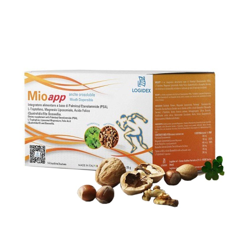 Mioapp Integratore Alimentare in Bustine 14 Bustine Orale – Supporto Neuromuscolare a Base di Mioinositolo ed Acido Alfa Lipoico Mioapp Integratore Alimentare in Bustine 14 Bustine Orale – Supporto Neuromuscolare a Base di Mioinositolo ed Acido Alfa Lipoico