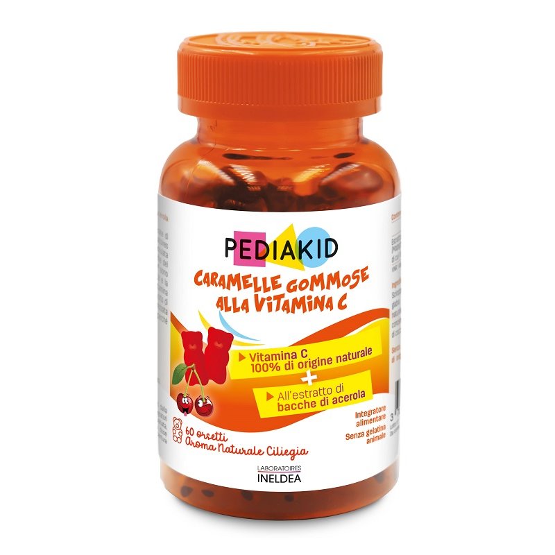 PEDIAKID Vitamina C Orsetti 60 Gommose – Integratore per Bambini per Difese Immunitarie e Energia PEDIAKID Vitamina C Orsetti 60 Gommose – Integratore per Bambini per Difese Immunitarie e Energia