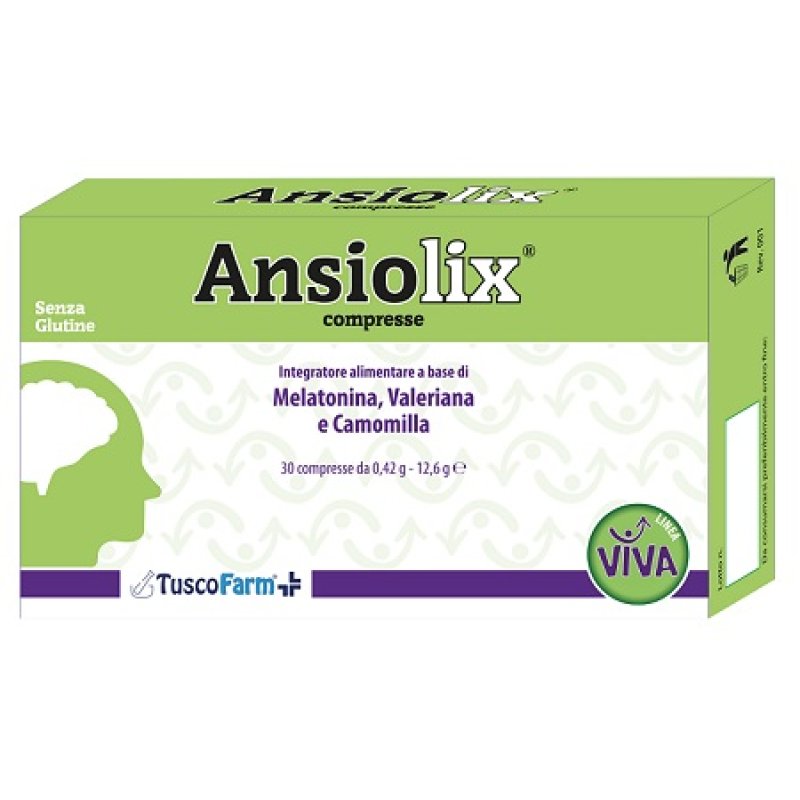Ansiolix 30 compresse - integratore con griffonia valeriana e magnesio per rilassamento Ansiolix 30 compresse - integratore con griffonia valeriana e magnesio per rilassamento