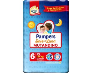 Pampers Sole e Luna Mutandino XL 13 pannolini a mutandina