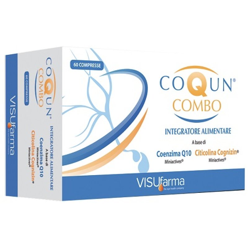 Coqun Combo integratore alimentare 60 compresse con coenzima Q10 e citicolina