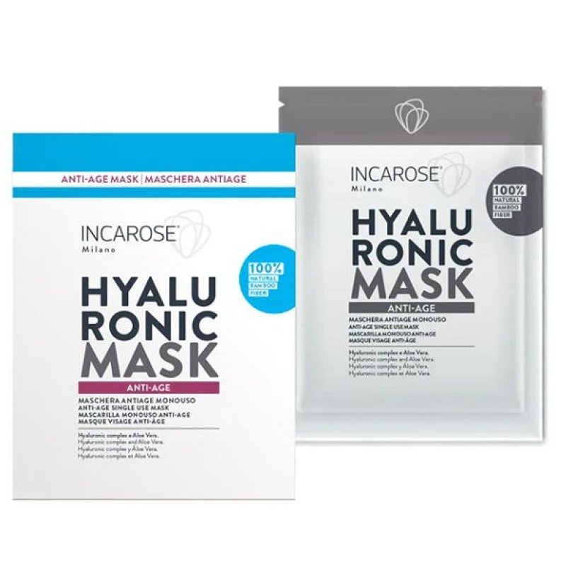 Hyaluronic mask tessuto antiage - maschera viso in tessuto allacido ialuronico Hyaluronic mask tessuto antiage - maschera viso in tessuto allacido ialuronico