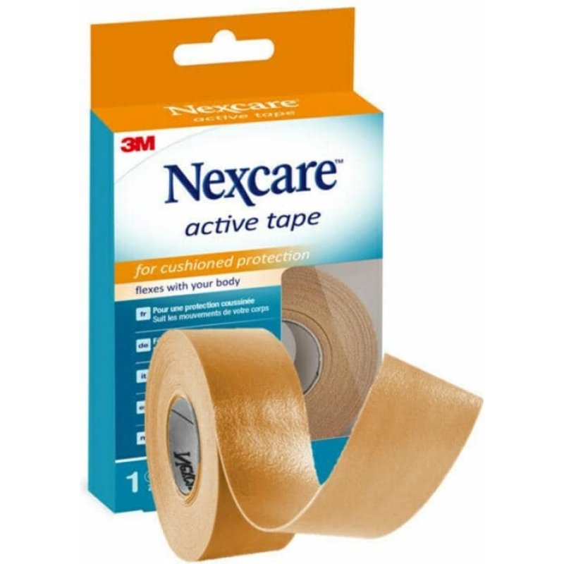 Nexcare Active Tape - nastro kinesiologico elastico per supporto muscolare Nexcare Active Tape - nastro kinesiologico elastico per supporto muscolare