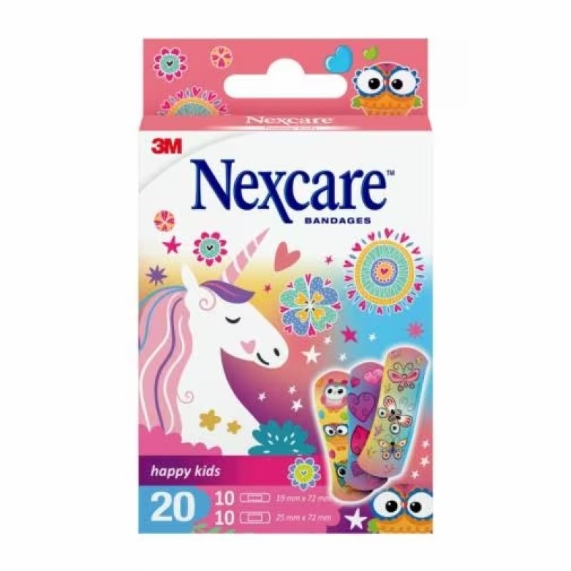 Nexcare Happy Kids Magic Cerotti per Bambini Colorati e Impermeabili, Delicati sulla Pelle Nexcare Happy Kids Magic Cerotti per Bambini Colorati e Impermeabili, Delicati sulla Pelle