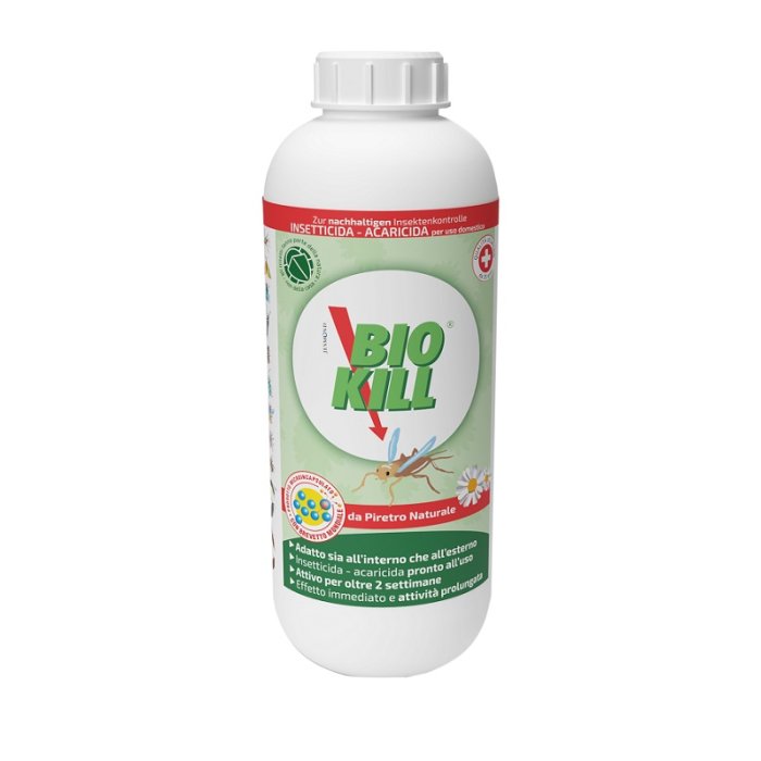 Biokill Piretro Naturale 1 L - insetticida ecologico al piretro naturale