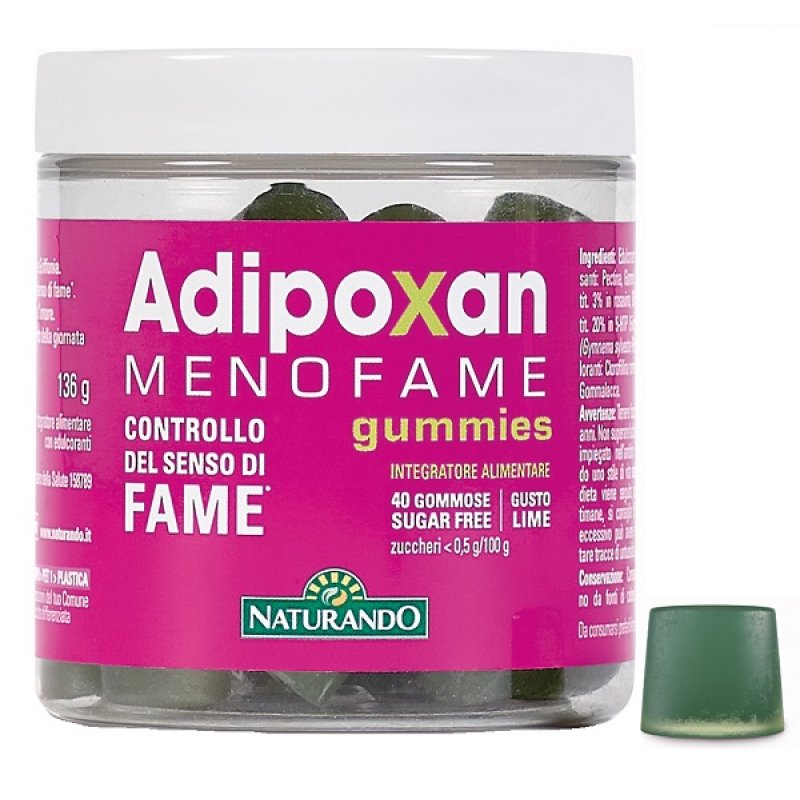 Adipoxan Menofame 40 gummies - integratore in gummies per controllo fame in menopausa Adipoxan Menofame 40 gummies - integratore in gummies per controllo fame in menopausa