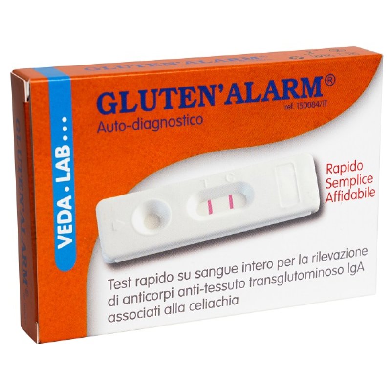 Gluten Alarm Test Rapido per Rilevare il Glutine negli Alimenti – Kit Monouso 1 Pezzo Gluten Alarm Test Rapido per Rilevare il Glutine negli Alimenti – Kit Monouso 1 Pezzo