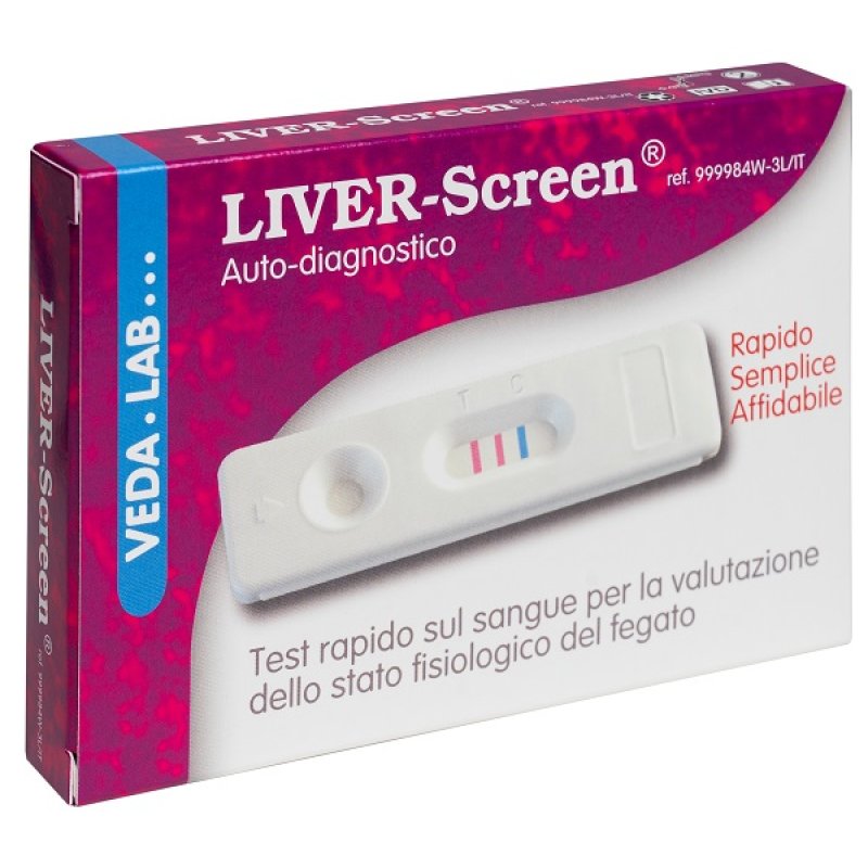 Liver Screen Test Autodiagnostico per Controllo della Funzionalità del Fegato 1 Pezzo Liver Screen Test Autodiagnostico per Controllo della Funzionalità del Fegato 1 Pezzo
