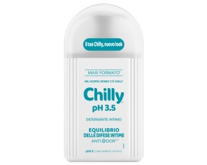 Chilly detergente intimo pH 3.5 300 ml - detergente lenitivo per uso quotidiano