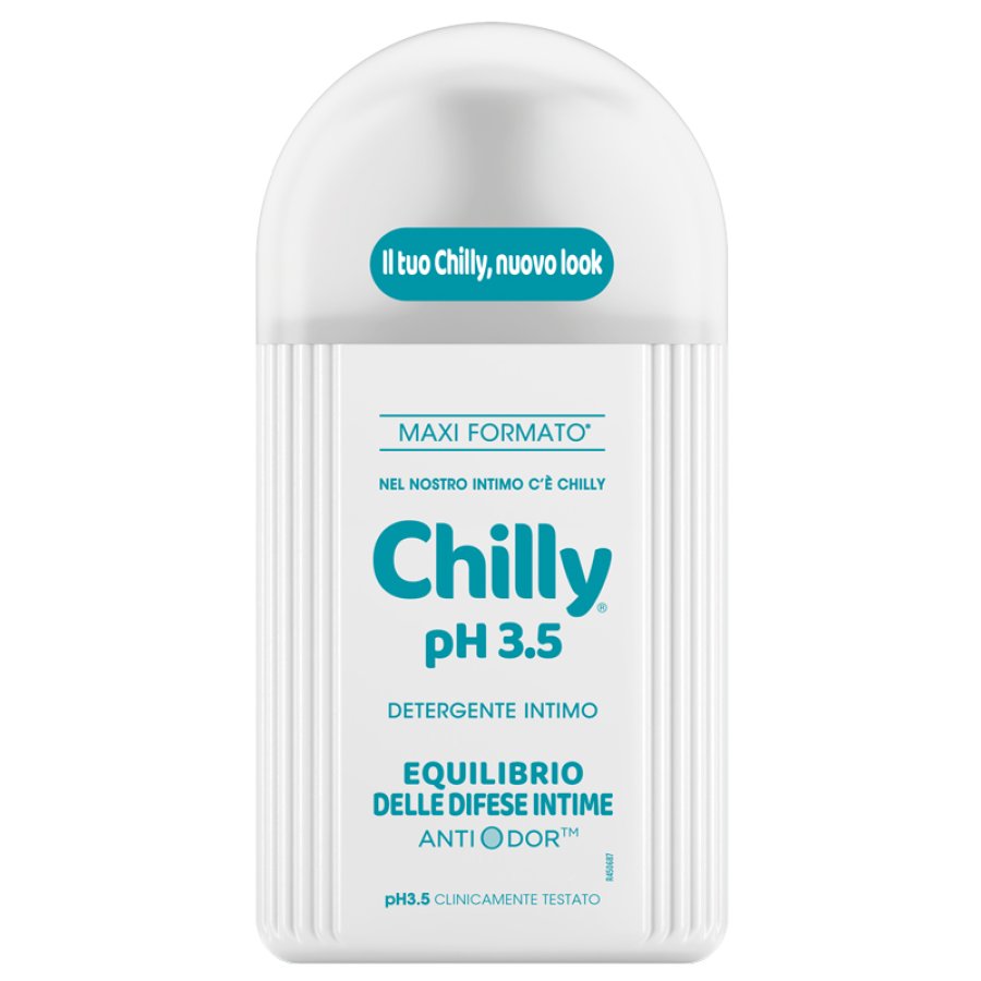 Chilly detergente intimo pH 3.5 300 ml - detergente lenitivo per uso quotidiano Chilly detergente intimo pH 3.5 300 ml - detergente lenitivo per uso quotidiano