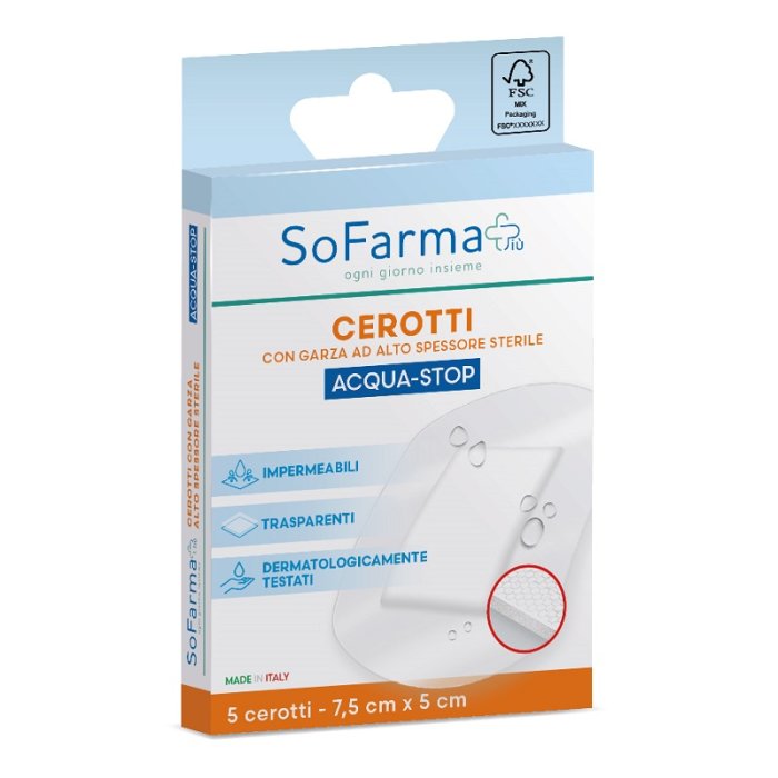 Cartuccia Filtro Acqua 7,5 x 5 cm Confezione 5 Pezzi per Depurazione e Trattamento Acqua Potabile