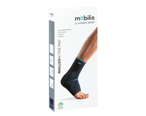 Tutore caviglia Mobilis MalleoActive destro taglia M – Cavigliera ortopedica elastica compressiva per sostegno e stabilizzazione della caviglia