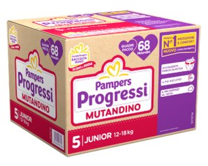 Pampers Progressi Mutandino Junior 68 pezzi - pannolini a mutandina ad alta assorbenza