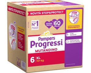 Pampers Progressi Mutandino XL 60 pezzi - pannolini a mutandina per bambini grandi