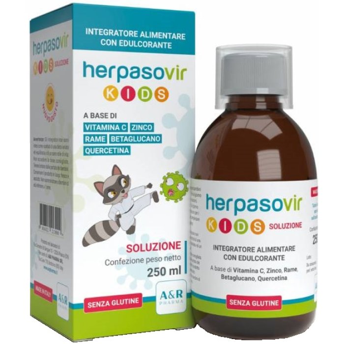Herpasovir Kids Soluzione Orale 250 ml per Bambini