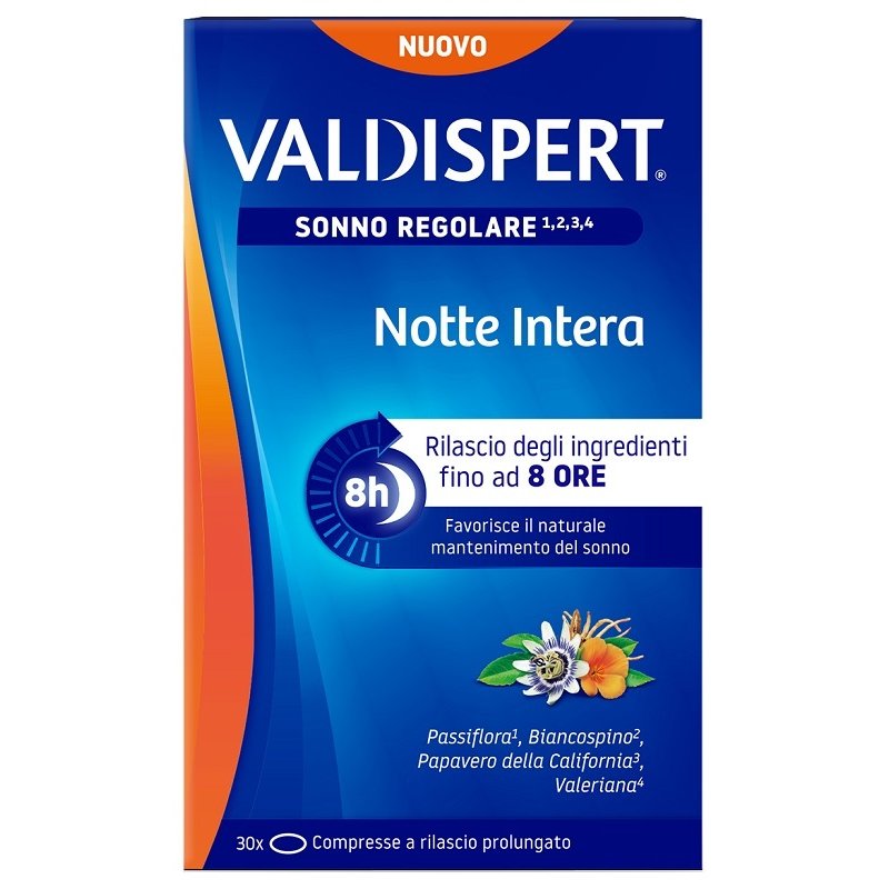 Valdispert Notte Intera Integratore per il sonno 30 compresse