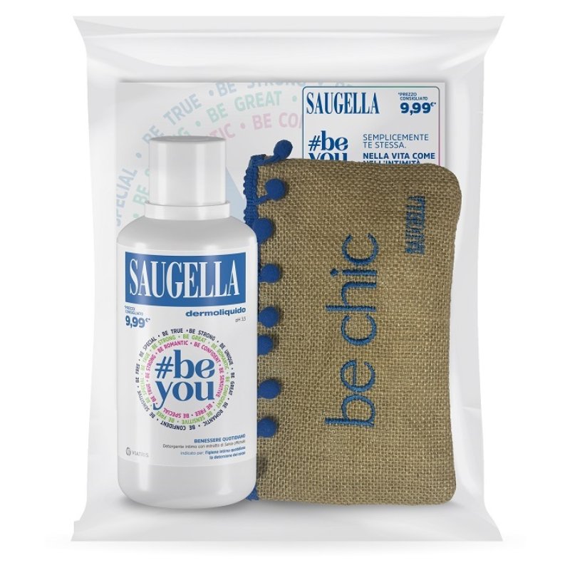 Saugella Pochette Promo 2023 - kit detergenti intimi formato viaggio Saugella Pochette Promo 2023 - kit detergenti intimi formato viaggio