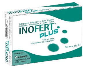 Inofert Plus 20 capsule soft-gel Integratore per la fertilitá - Italfarmaco SPA