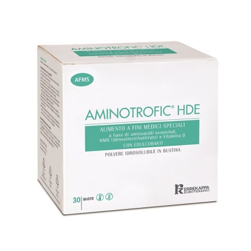 Aminotrofic HDE Integratore di Aminoacidi Essenziali 30 Bustine da 6,5 g per Massa Muscolare e Recupero Fisico Aminotrofic HDE Integratore di Aminoacidi Essenziali 30 Bustine da 6,5 g per Massa Muscolare e Recupero Fisico
