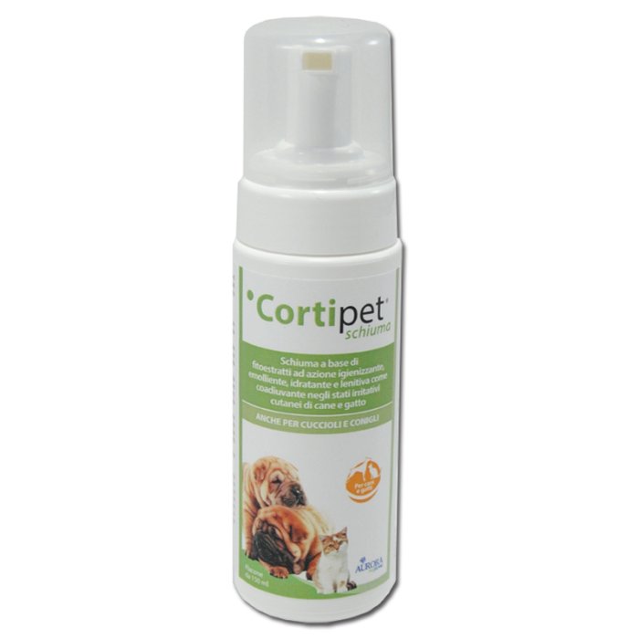 Aurora Biofarma Cortipet Schiuma Dermatologica Cane Gatto Conigli 100 ml