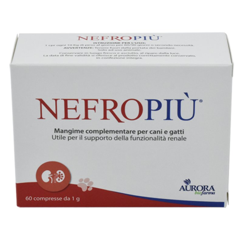 Nefropiù Mangime Complementare Per Cani E Gatti 60 Compresse Nefropiù Mangime Complementare Per Cani E Gatti 60 Compresse