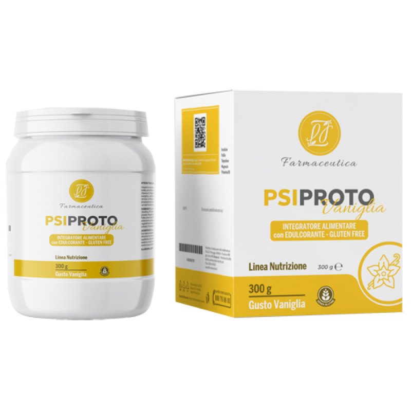 Psiproto vaniglia 300 g - integratore proteico in polvere gusto vaniglia con proteine del latte Psiproto vaniglia 300 g - integratore proteico in polvere gusto vaniglia con proteine del latte