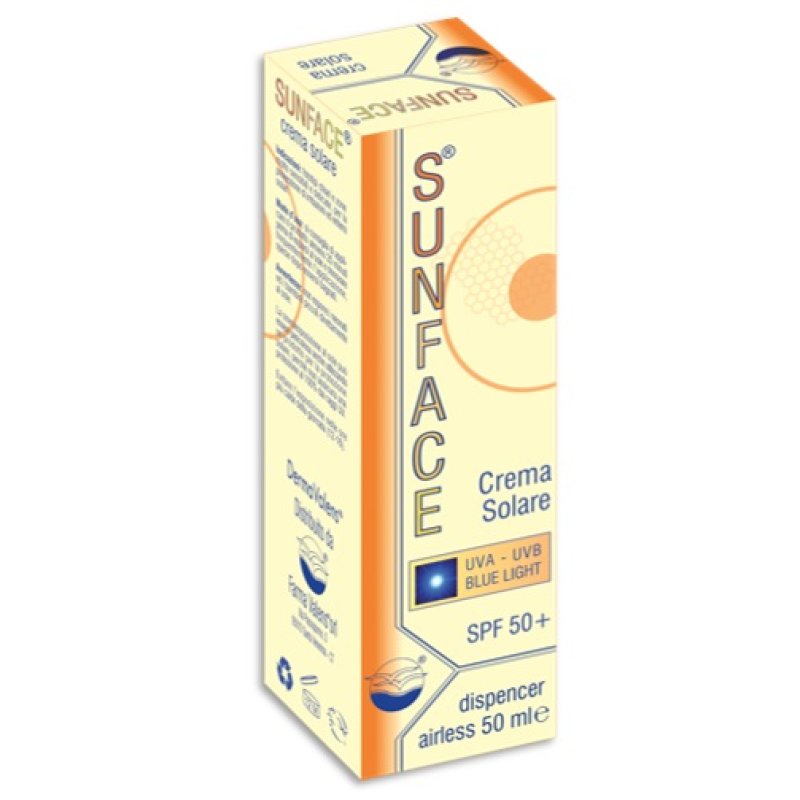 Sunface crema solare viso SPF50+ 50 ml - crema solare alta protezione per il viso Sunface crema solare viso SPF50+ 50 ml - crema solare alta protezione per il viso