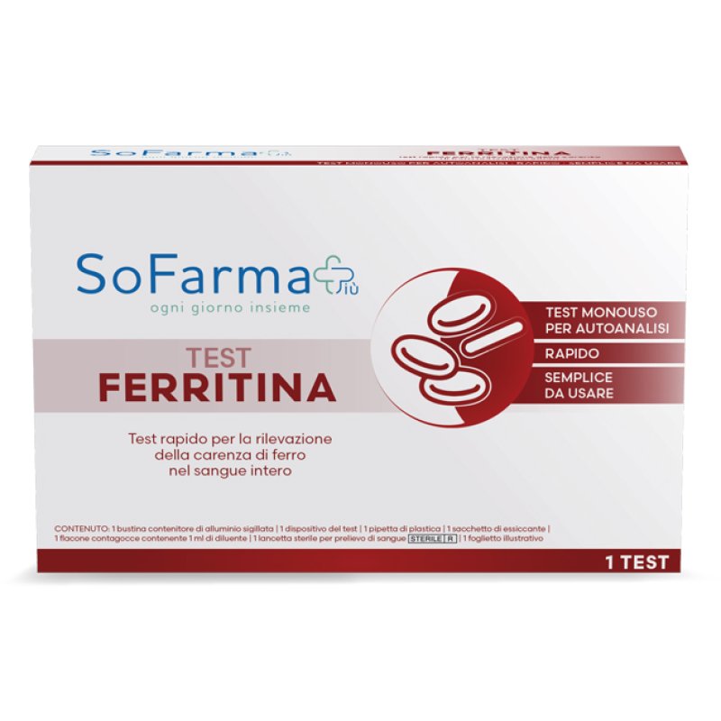 Test Ferritina Autodiagnostico da Casa per Controllo Livelli di Ferro nel Sangue Kalend Test Ferritina Autodiagnostico da Casa per Controllo Livelli di Ferro nel Sangue Kalend