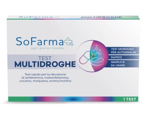 SF+ test multidroghe autodiagnostico - test rapido urine per droghe dabuso