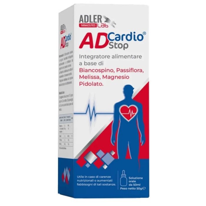 Adcardio Stop 50 grammi integratore naturale per il benessere del cuore e della circolazione Adcardio Stop 50 grammi integratore naturale per il benessere del cuore e della circolazione