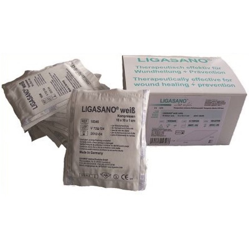 Ligasano Med Compresse 10 x 10 x 1 cm confezione 10 compresse per medicazione
