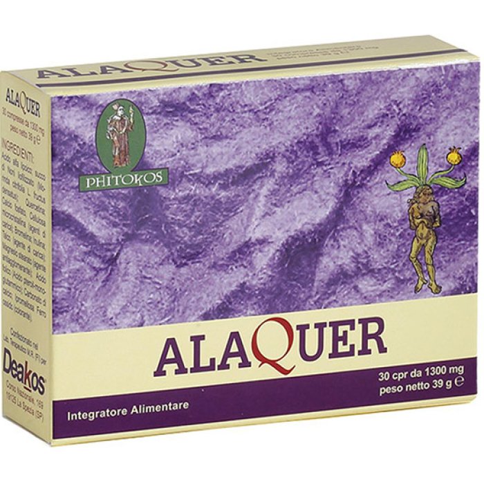 Alaquer 30 Compresse Integratore Alimentare Praxis per Benessere Cellulare e Contrasto dello Stress Ossidativo