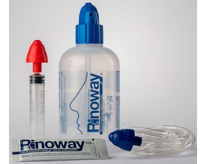 Rinoway Doccia per Irrigazione Nasale + 15 Sali Isotonici