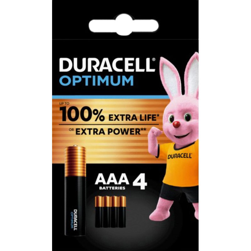 DURACELL OPTIMUM AAA B4 X8 RFT DURACELL OPTIMUM AAA B4 X8 RFT