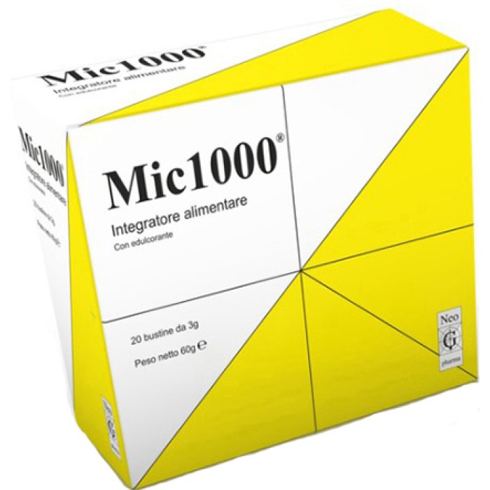 MIC 1000 20 bustine - integratore in bustine solubili MIC 1000 20 bustine - integratore in bustine solubili