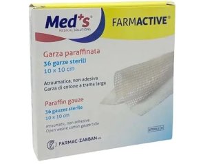 Farmactive Garza Paraffinata Sterile 10X10 Cm Scatola 36