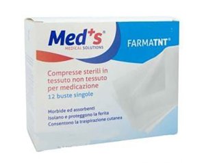 Farmac-zabban Garza Compressa Meds Tessuto Non Tessuto 7,5x7,5 12 Pezzi Peel Ope