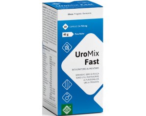 Uromix Fast Integratore per Benessere delle Vie Urinarie 60 Capsule da 750 Milligrammi