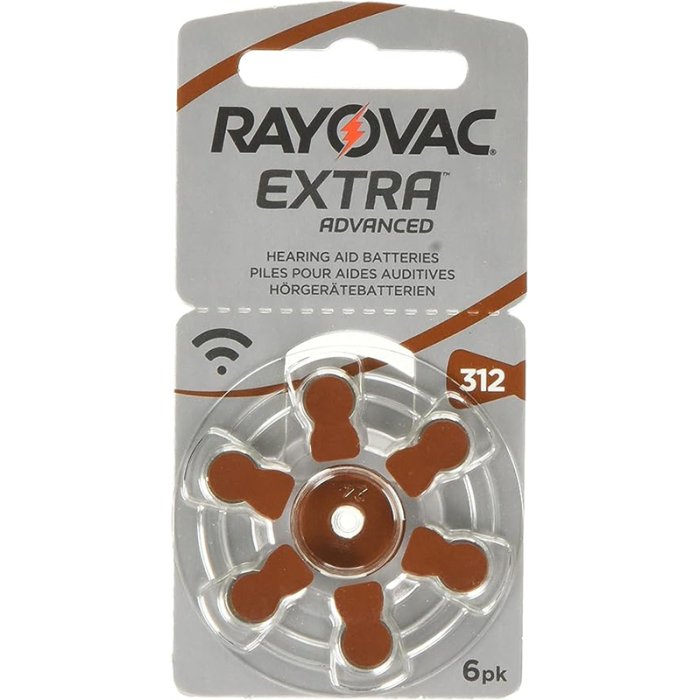 Batteria modello 10 per apparecchi acustici 6 pezzi