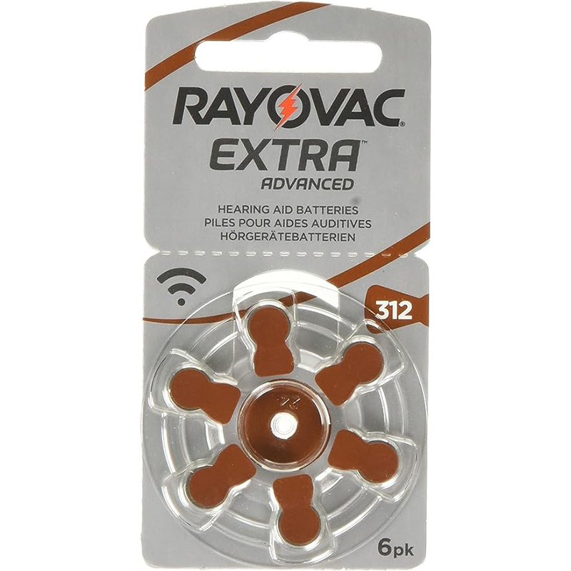 Batteria modello 10 per apparecchi acustici 6 pezzi Batteria modello 10 per apparecchi acustici 6 pezzi