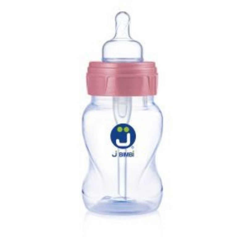 Biberon J Bimbi Classic Rosa 160 Millilitri per Neonati e Bimbi Biberon J Bimbi Classic Rosa 160 Millilitri per Neonati e Bimbi