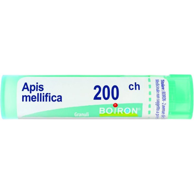 Boiron Apis Mellifica Dose Unica 200 CH Granuli Rimedio Omeopatico per Punture di Insetto Arrossamenti e Gonfiori