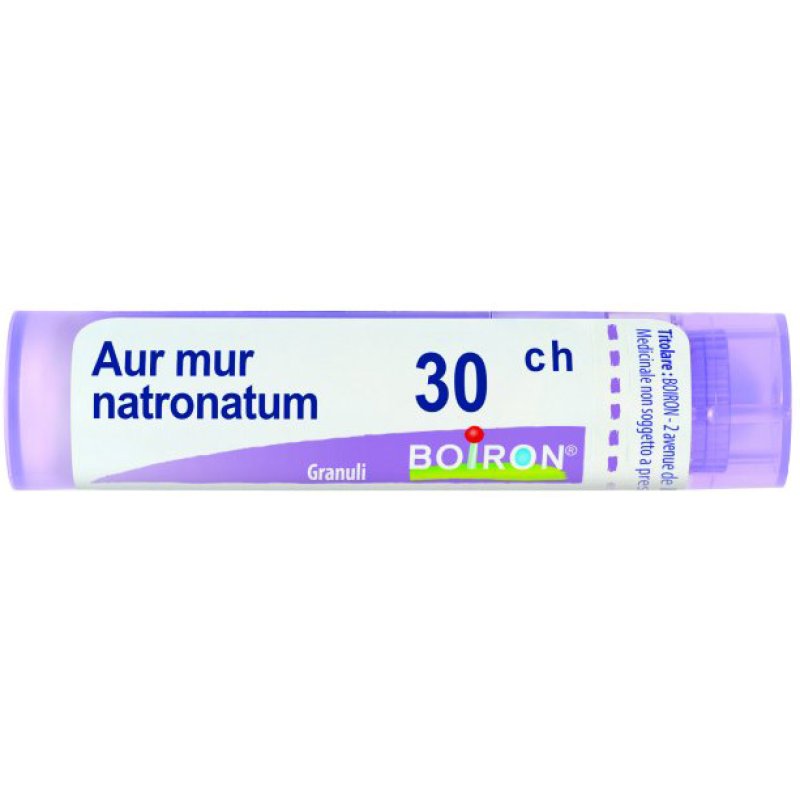 Boiron Aurum Muriaticum Natronatum 30CH Granuli Omeopatici 4g Boiron Aurum Muriaticum Natronatum 30CH Granuli Omeopatici 4g