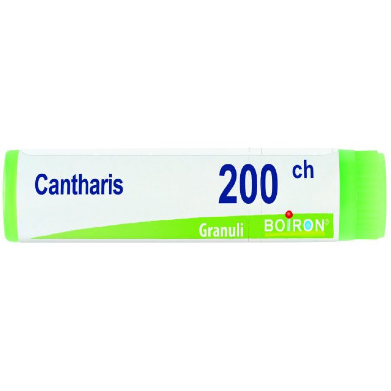 Boiron Cantharis Dose Unica Diluizione 200 Centesimale Hahnemanniana Rimedio Omeopatico in Granuli Boiron Cantharis Dose Unica Diluizione 200 Centesimale Hahnemanniana Rimedio Omeopatico in Granuli