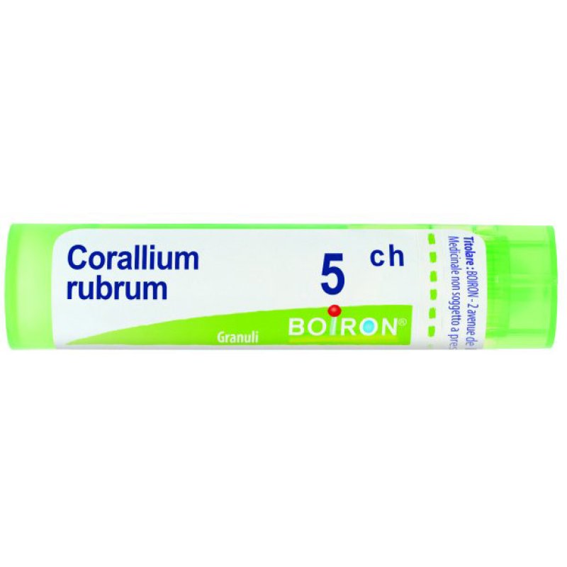 Boiron Corallium Rubrum 5CH Granuli in Tubo Rimedio Omeopatico Boiron Corallium Rubrum 5CH Granuli in Tubo Rimedio Omeopatico