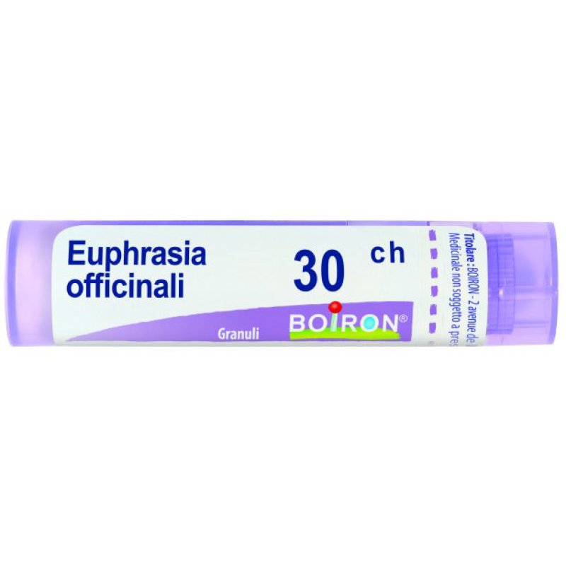 Boiron Euphrasia Officinalis 30CH Granuli Omeopatici in Tubo – Rimedio Naturale per Occhi Rossi, Stanchi e Irritati Boiron Euphrasia Officinalis 30CH Granuli Omeopatici in Tubo – Rimedio Naturale per Occhi Rossi, Stanchi e Irritati