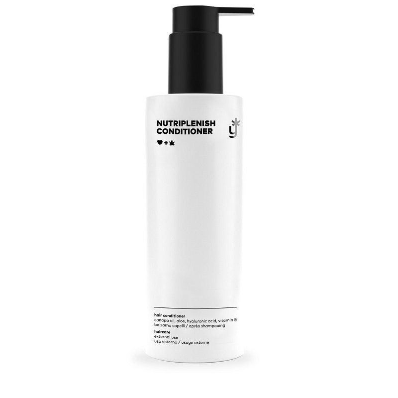 Biohempathy Nutriplenish Balsamo Nutriente Rinforzante per Capelli Secchi e Sfibrati con Olio di Canapa Biologico