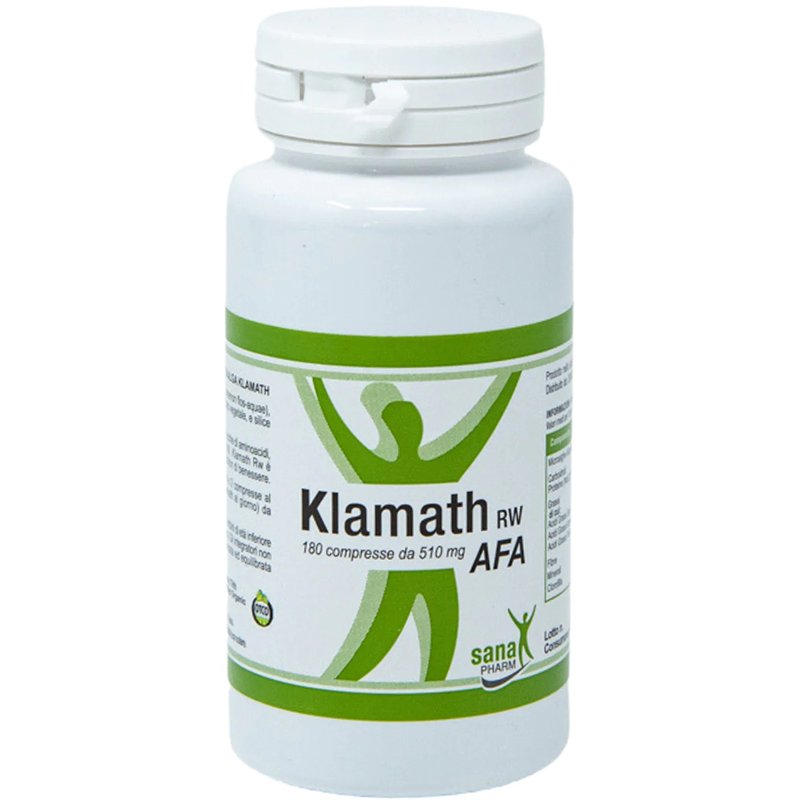 Klamath AFA Sanapharm 180 compresse - integratore a base di alga Klamath
